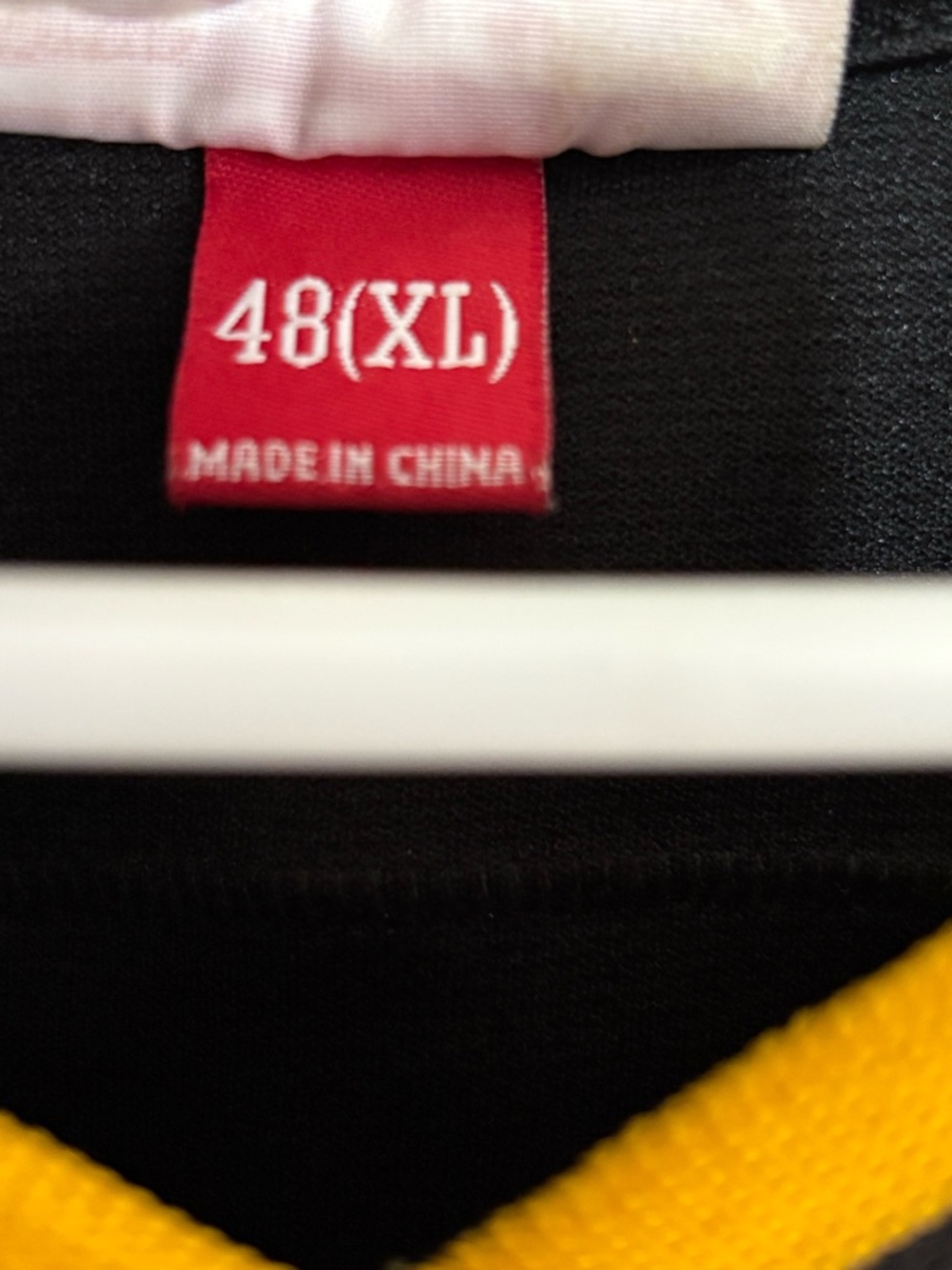 Mitchell & Ness Kent Tekulye 1979 Black and Yellow Pullover Jersey Collar - Picture 5 of 9